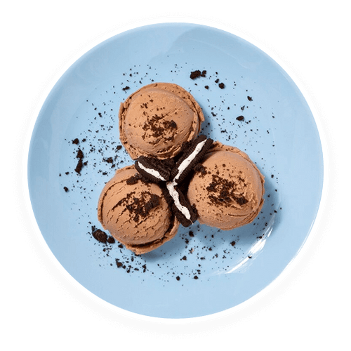 Chocolate ice-creme